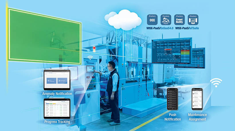 Số hóa nhà máy sản xuất giày với các thiết bị máy móc thông minh